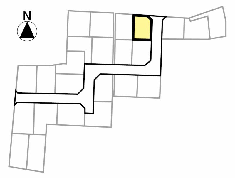 さぬき市長尾西 グリーンタウン長尾2期20号地の区画図