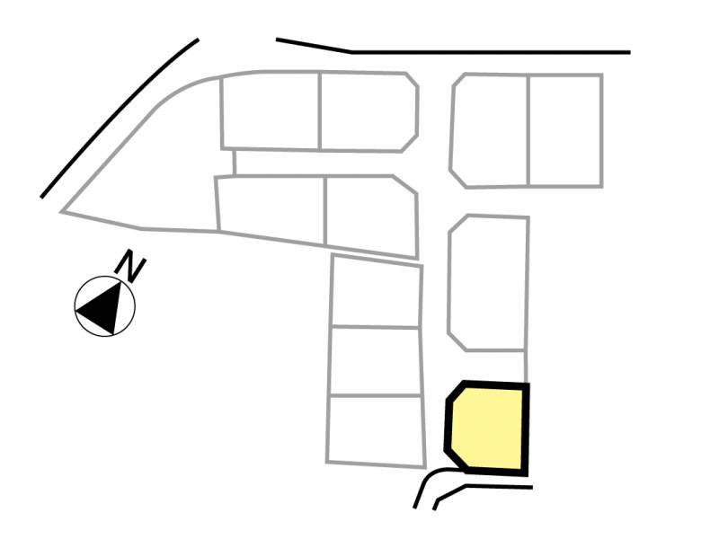 丸亀市垂水町 メリットタウン垂水金竹9号地の区画図