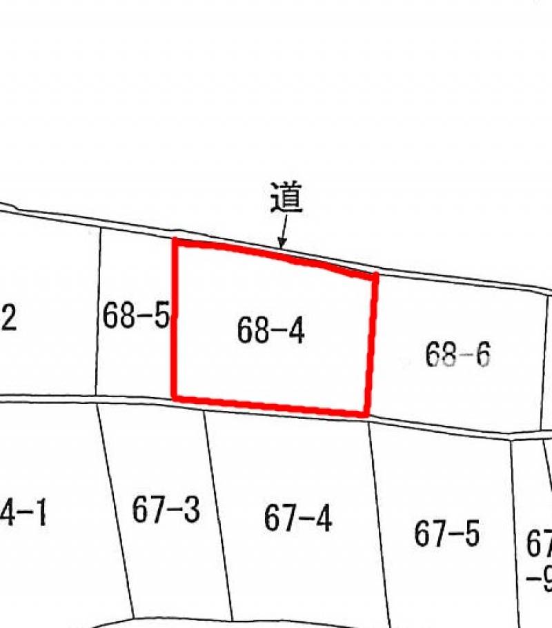 高知市鴨部高町 の区画図