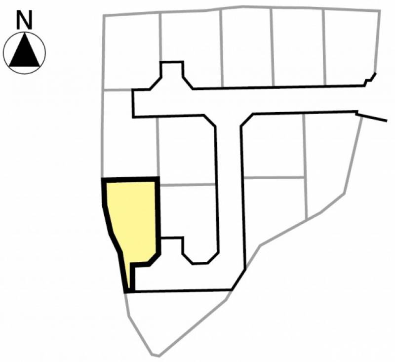 松山市高岡町 グレースタウン高岡町7号地の区画図