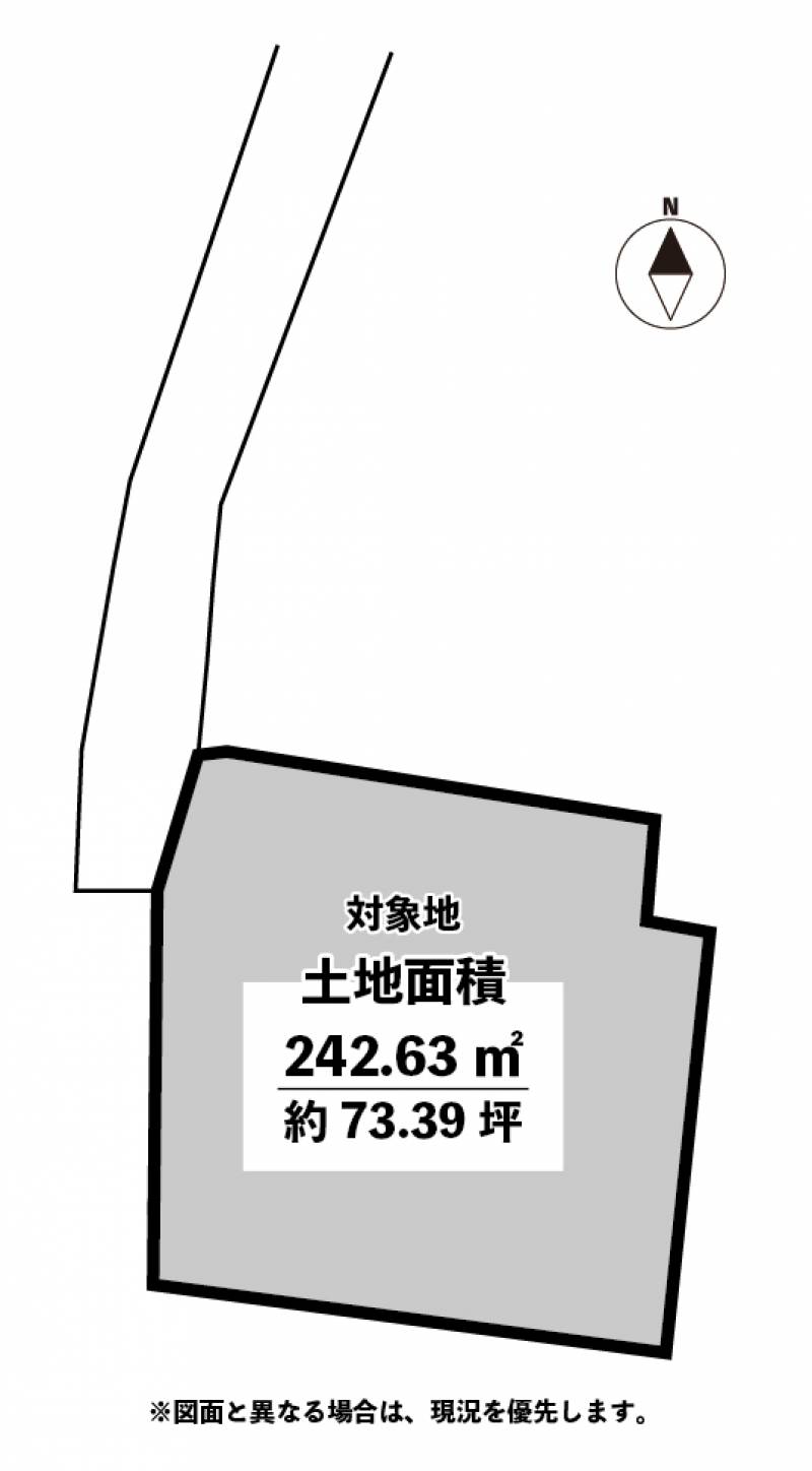 松山市清水町 の区画図