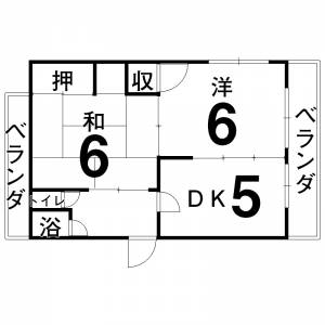 小田　第三ビル 2号室の間取り画像