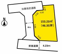甲482-1 松山市堀江町 ①号地の区画図