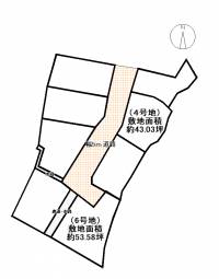 高知市西塚ノ原54-9 高知市西塚ノ原 ６号地の区画図