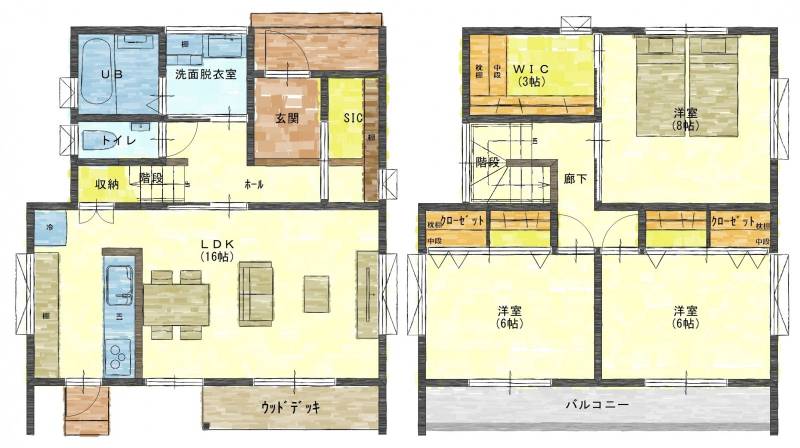 さぬき市寒川町石田東 一戸建 寒川の杜2号地の間取り画像