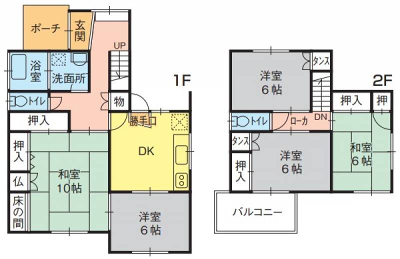 高松市牟礼町牟礼 一戸建 の間取り画像