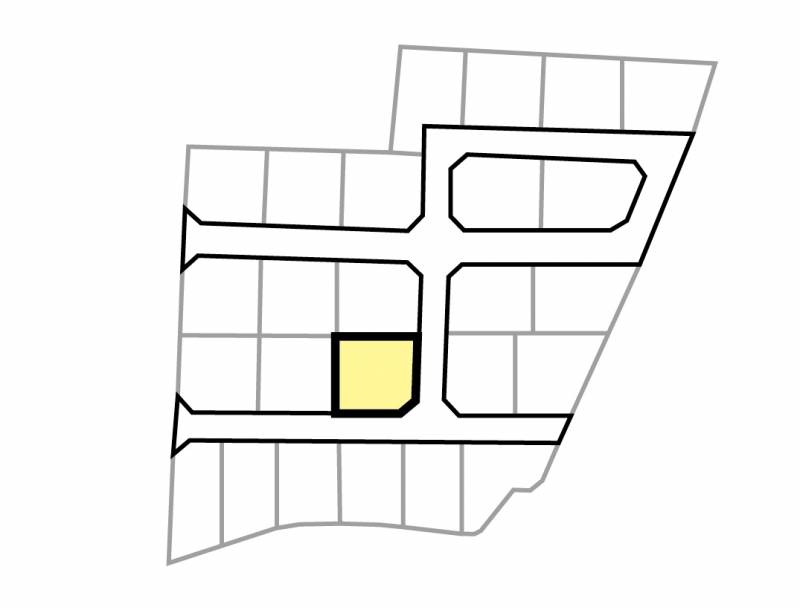 さぬき市長尾西 グリーンタウン長尾1期9号地の区画図