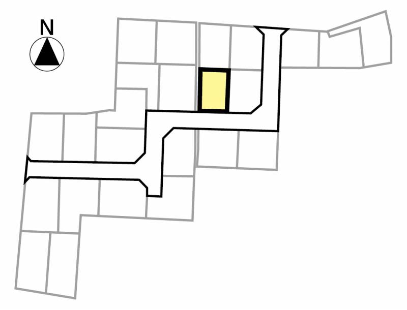 さぬき市長尾西 グリーンタウン長尾2期15号地の区画図