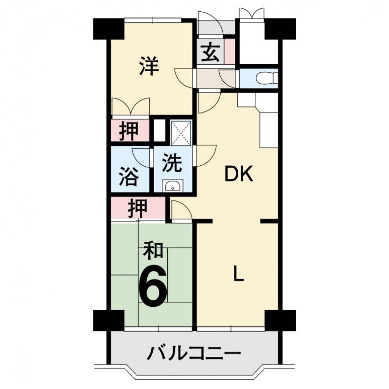 桜町マンション 811号室の間取り画像