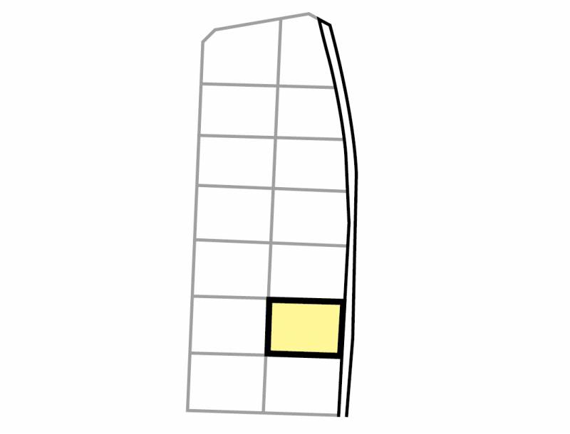 さぬき市志度 オレンジタウン1-6の区画図