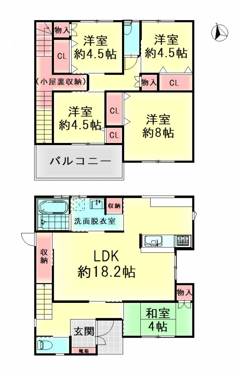 高松市川島東町 一戸建 の間取り画像