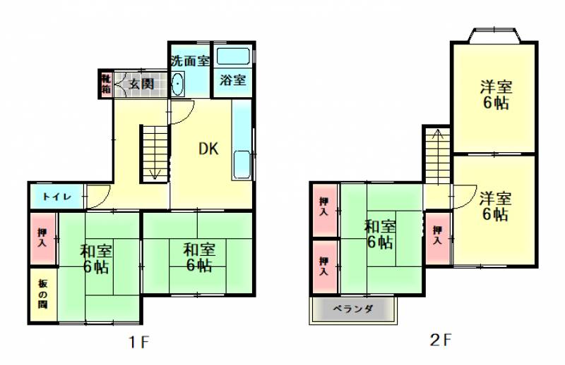 高松市木太町 一戸建 木太町売戸建の間取り画像