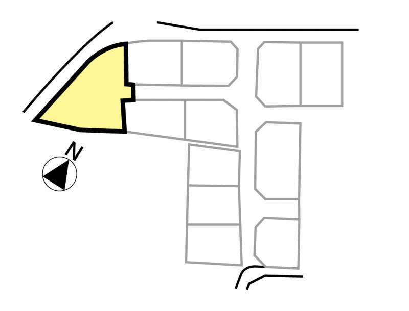 丸亀市垂水町 メリットタウン垂水金竹5号地の区画図