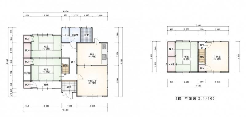 坂出市林田町 一戸建 【売物件】林田町の間取り画像