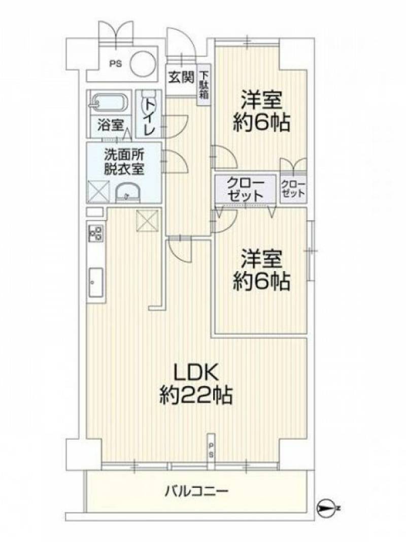 労住協第弐五ビル1号棟507 507の間取り画像