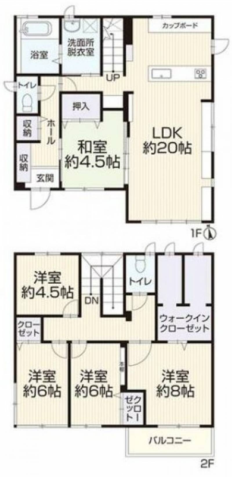 高松市三谷町 一戸建 の間取り画像