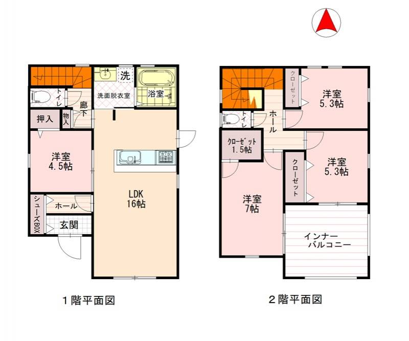 高松市亀田町 一戸建 の間取り画像