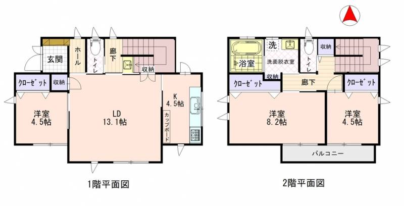 丸亀市郡家町 一戸建 の間取り画像