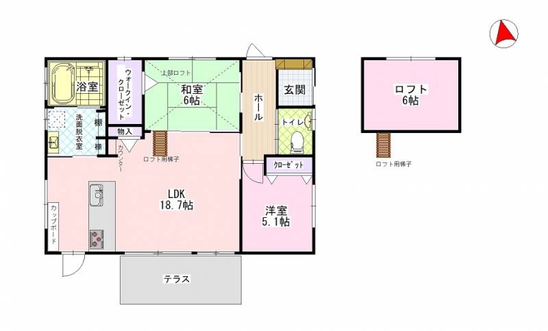 高松市川島東町 一戸建 の間取り画像