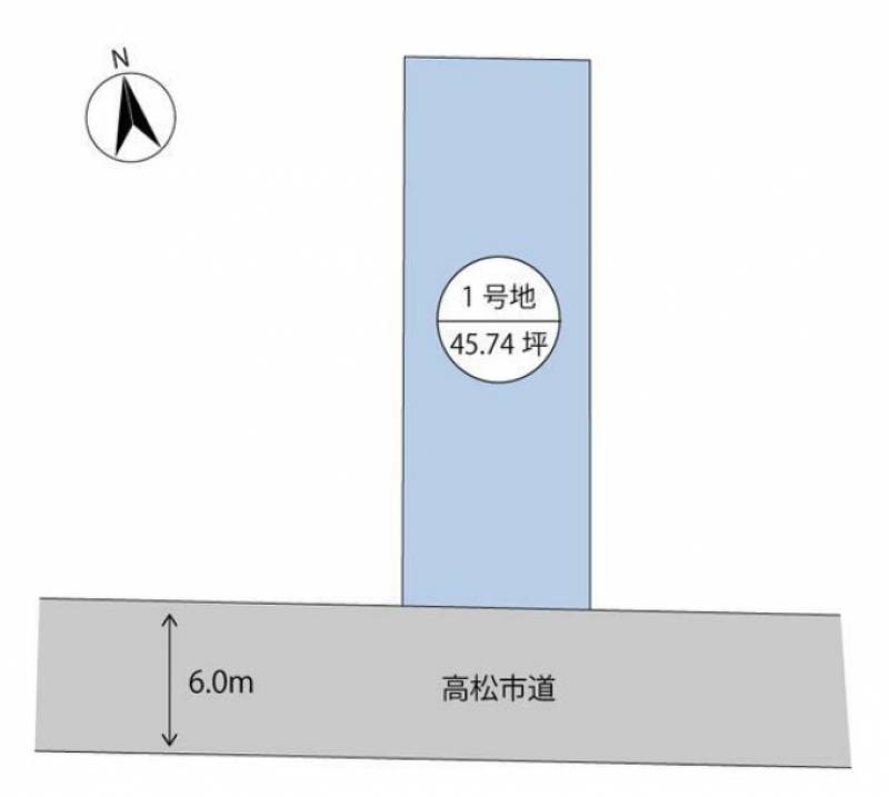 高松市昭和町 の区画図