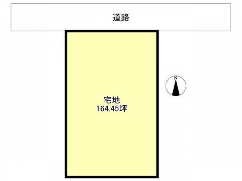 仲多度郡琴平町苗田 の区画図