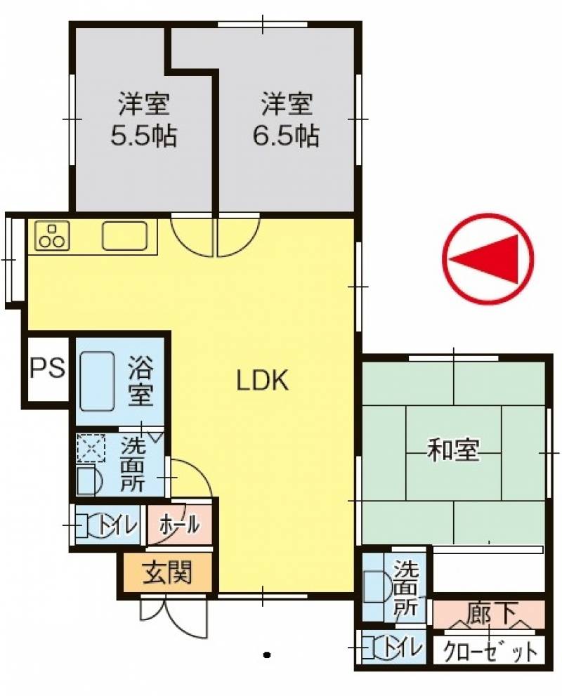 丸亀市飯山町東坂元 一戸建 の間取り画像