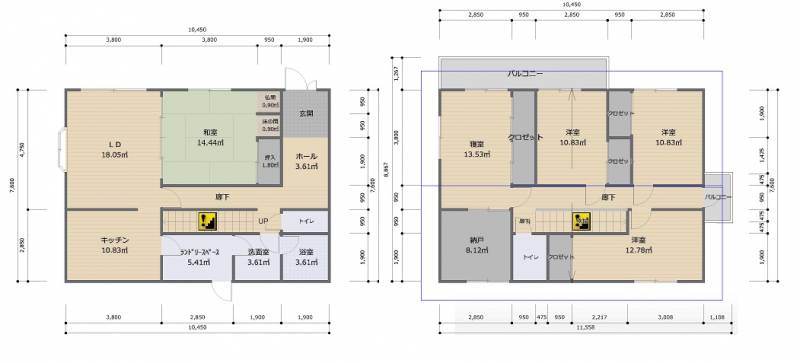 高松市高松町 一戸建 の間取り画像