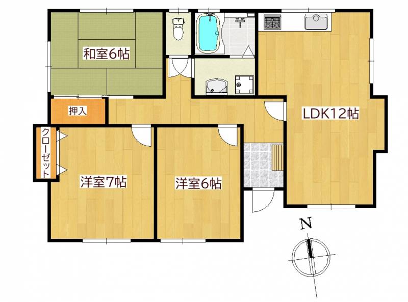 高松市牟礼町原 一戸建 の間取り画像