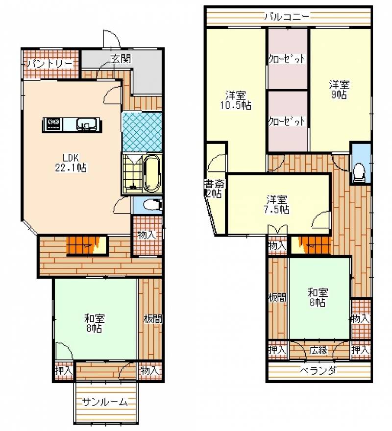 さぬき市津田町津田 一戸建 の間取り画像