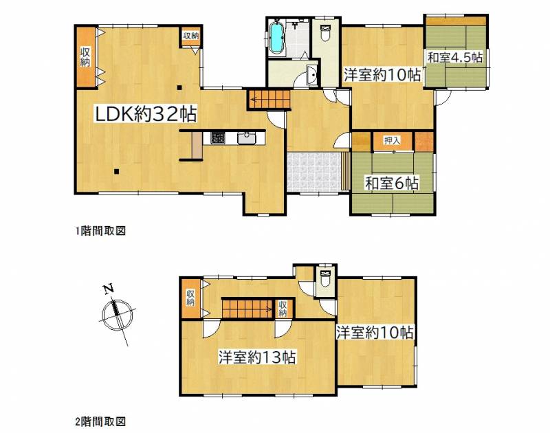 高松市松島町 一戸建 の間取り画像