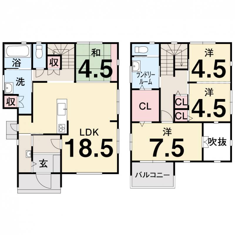 高松市多肥上町 一戸建 の間取り画像