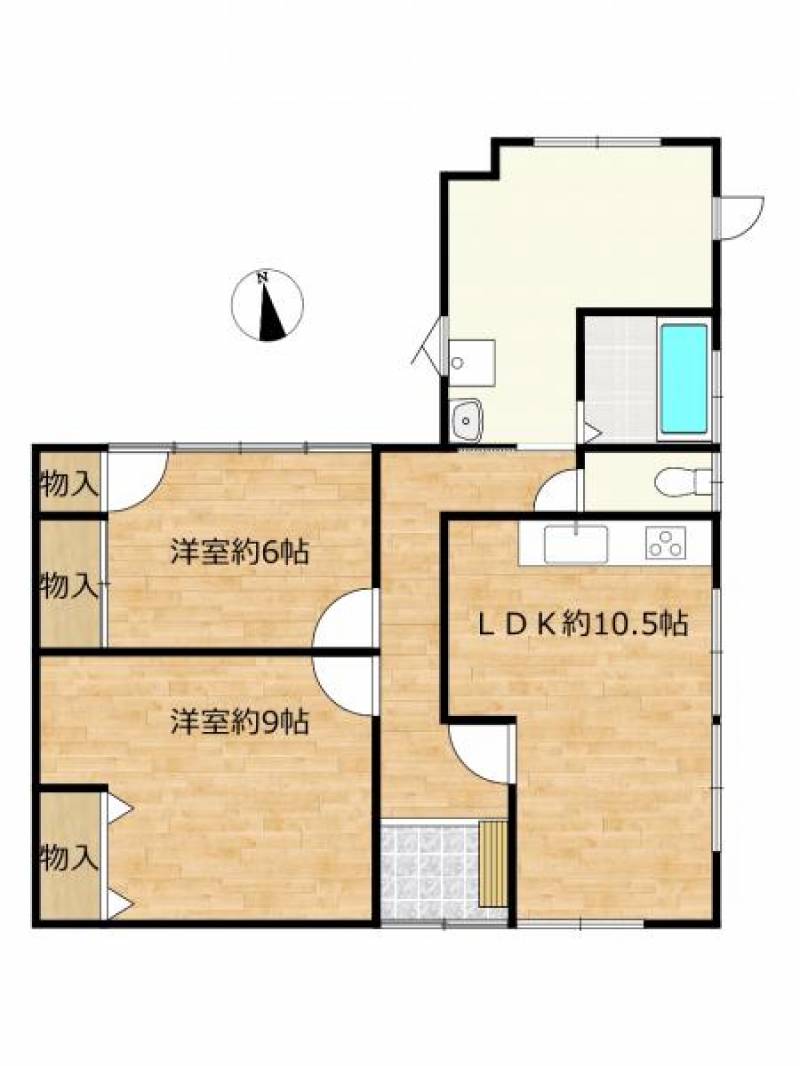 さぬき市造田是弘 一戸建 の間取り画像