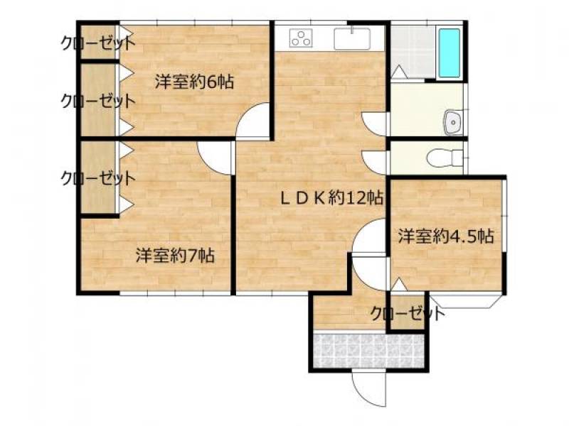 高松市春日町 一戸建 の間取り画像