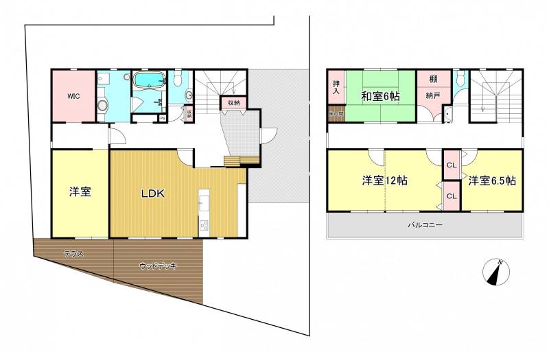 綾歌郡宇多津町東分 一戸建 の間取り画像