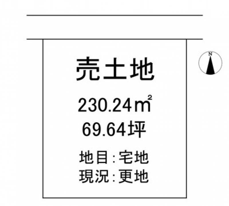 坂出市笠指町 の区画図