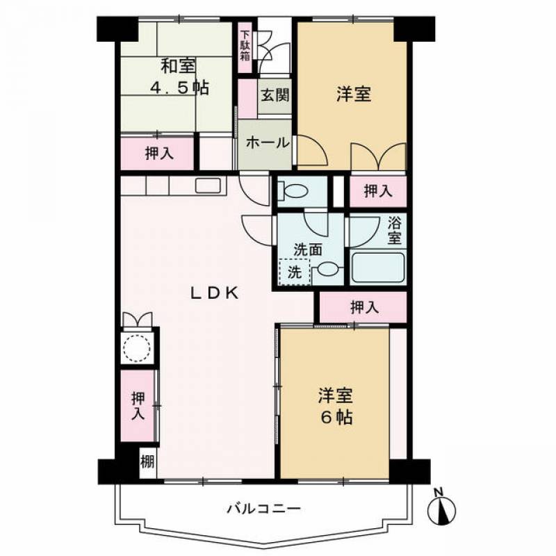 高松市 木太町 (木太町駅) 10階 3LDK の間取り画像