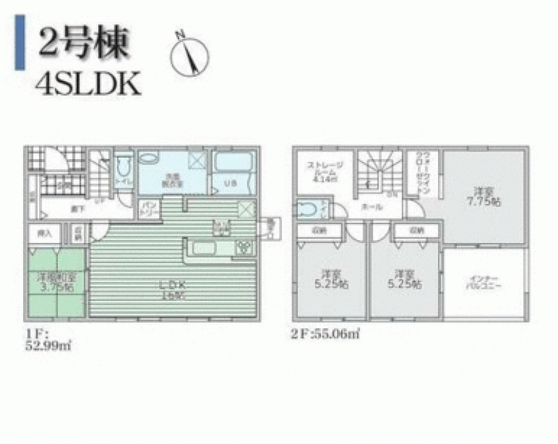 高松市木太町 一戸建 の間取り画像