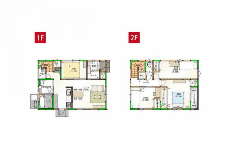 高松市国分寺町福家 一戸建 の間取り画像