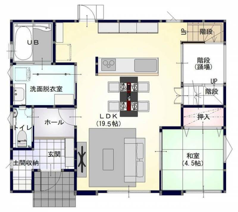 高松市多肥上町 一戸建 の間取り画像