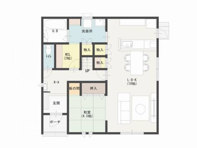 高松市春日町 一戸建 の間取り画像