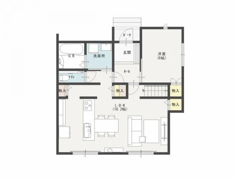 高松市春日町 一戸建 の間取り画像