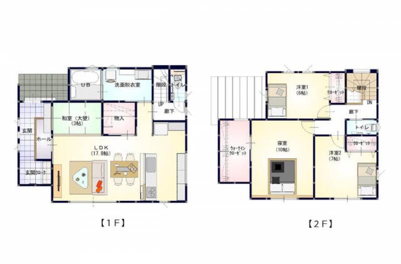 木田郡三木町池戸 一戸建 の間取り画像