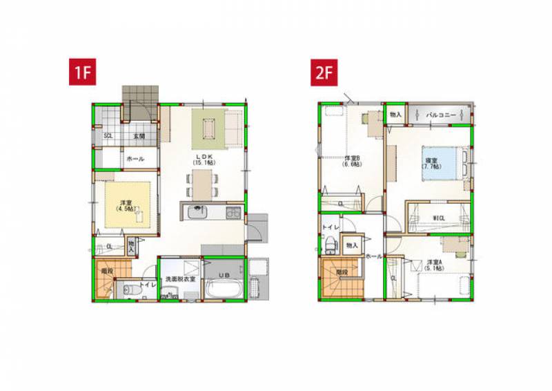 高松市春日町 一戸建 の間取り画像