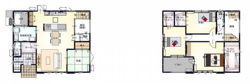 高松市林町 一戸建 の間取り画像