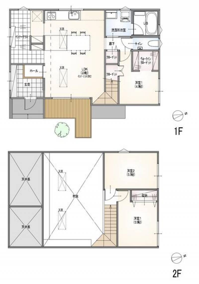 高松市鶴市町 一戸建 の間取り画像