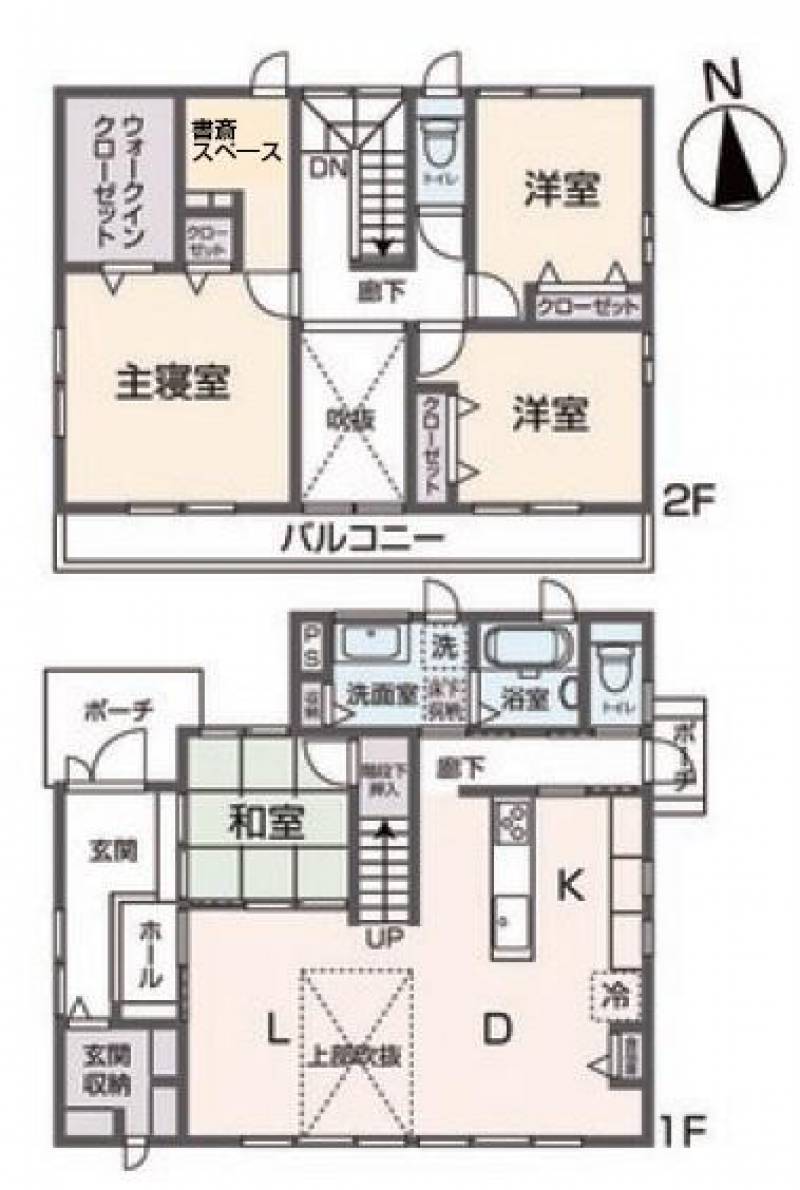 高松市牟礼町大町 一戸建 の間取り画像