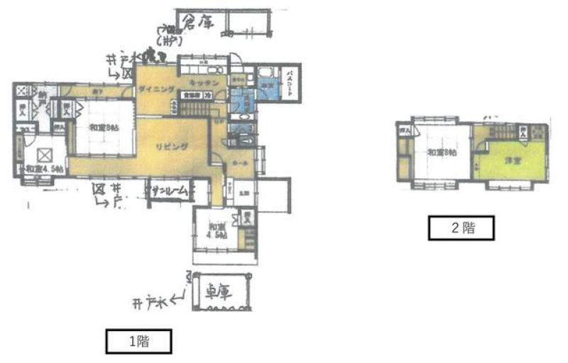 高松市屋島東町 一戸建 の間取り画像