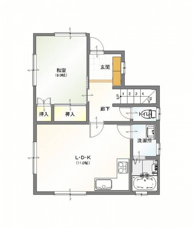 高松市木太町 一戸建 の間取り画像