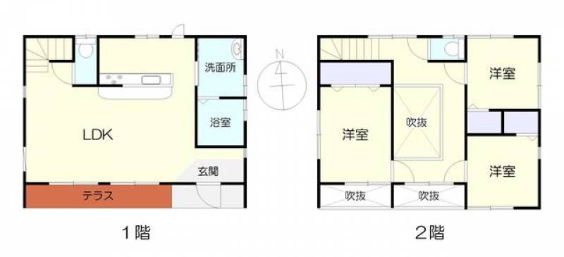 高松市十川東町 一戸建 の間取り画像