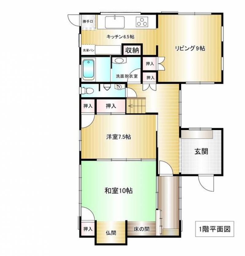 高松市円座町 一戸建 の間取り画像